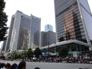 Parade at Burrard St. - Vancouver - Canada Day